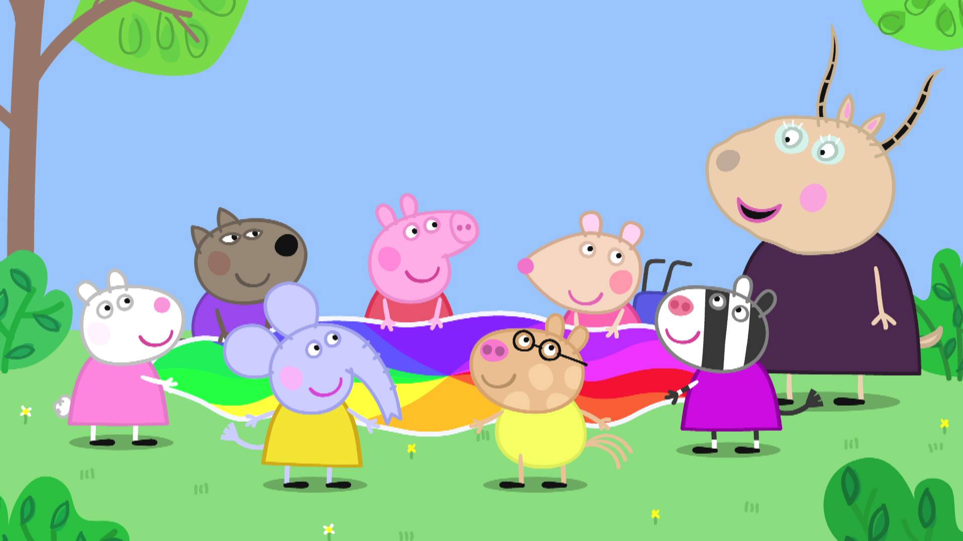 Peppa Pig Season 9, Ep. 18 Parachute Games/Flying Discs/Kiddie