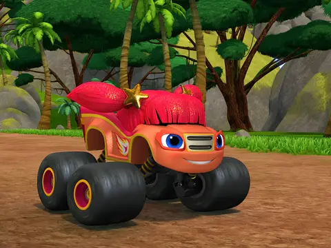 Blaze and the Monster Machines Transform into RACE CARS! 🏎️ w/ AJ